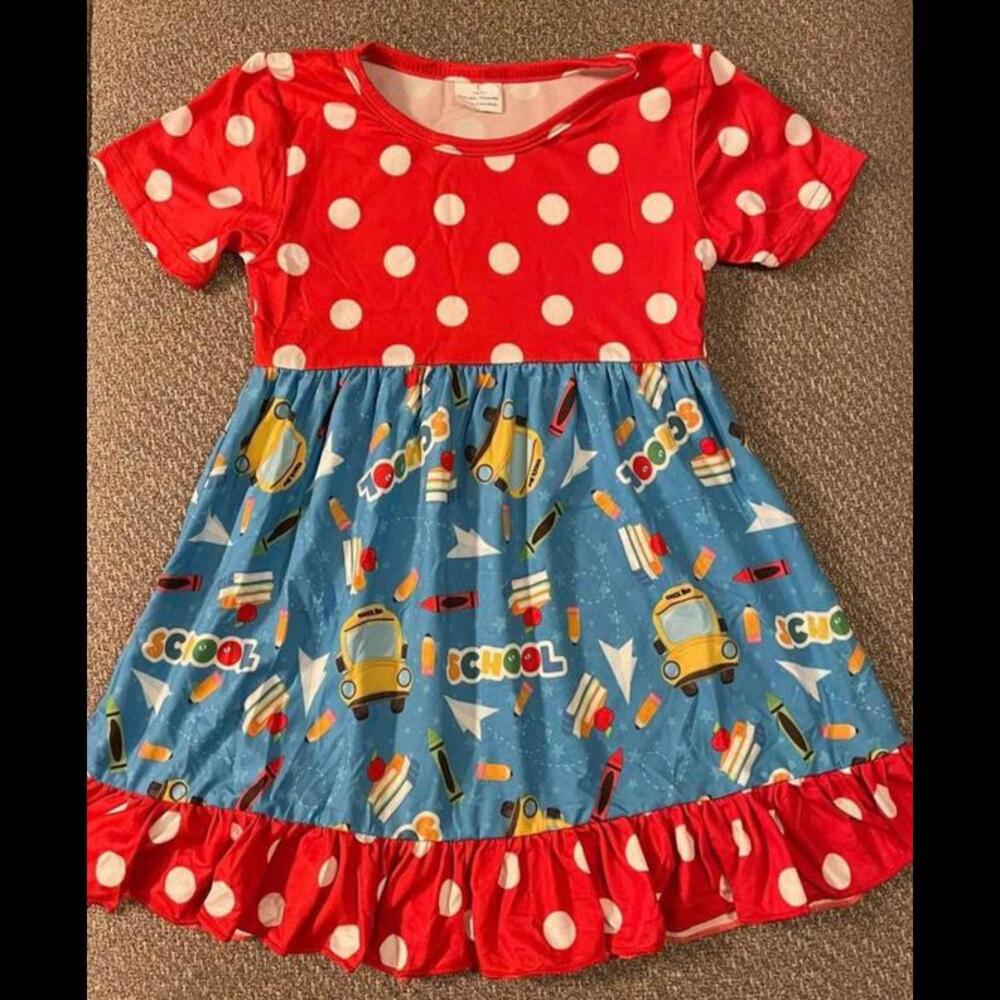 Girls 3t Back To School Dress-NEW